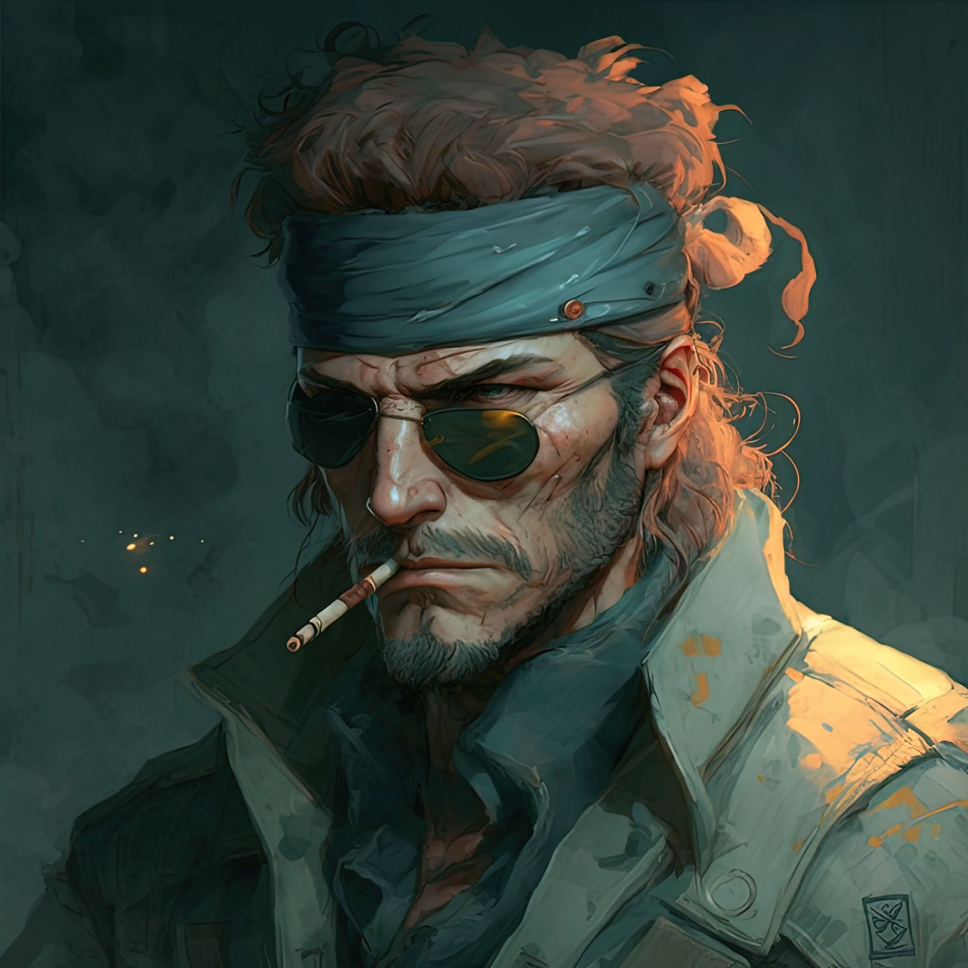 Solid Snake Rd Solid Snake (AI art) by 3D1viner on DeviantArt