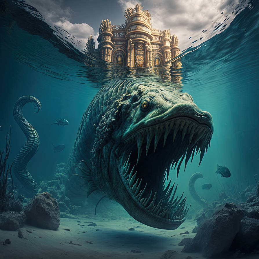 Ancient Underwater Monster AI Art By 3D1viner On DeviantArt ancient-underwater-monster-ai-art-by-3d1viner-on-deviantart