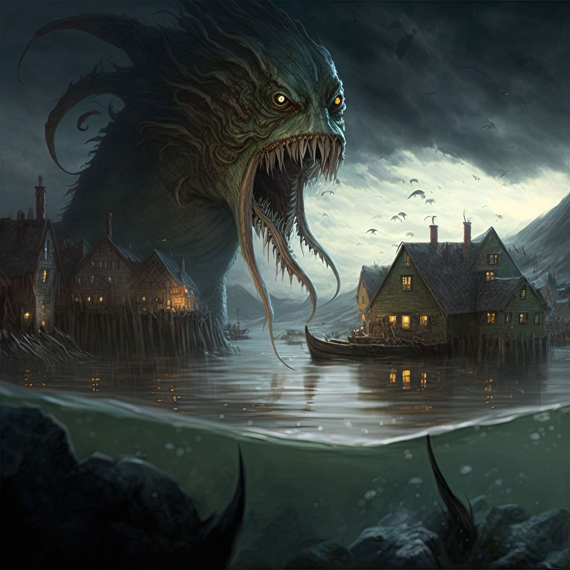 Dagon (AI art) by 3D1viner on DeviantArt