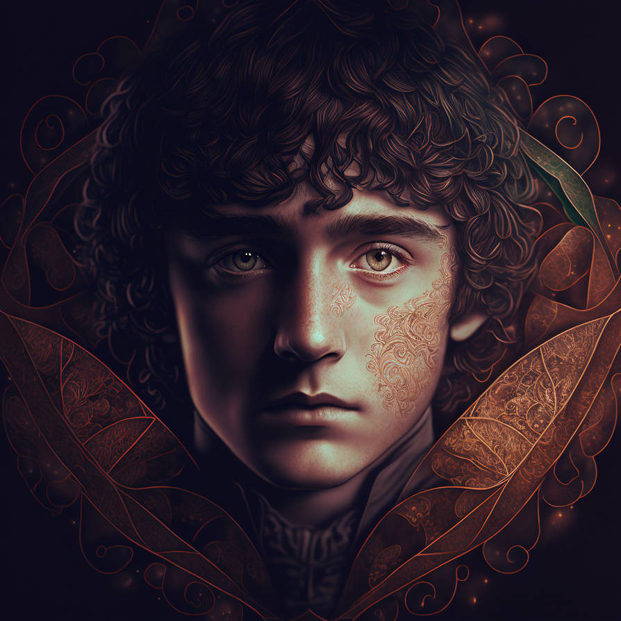 Frodo Baggins (AI art) by 3D1viner on DeviantArt