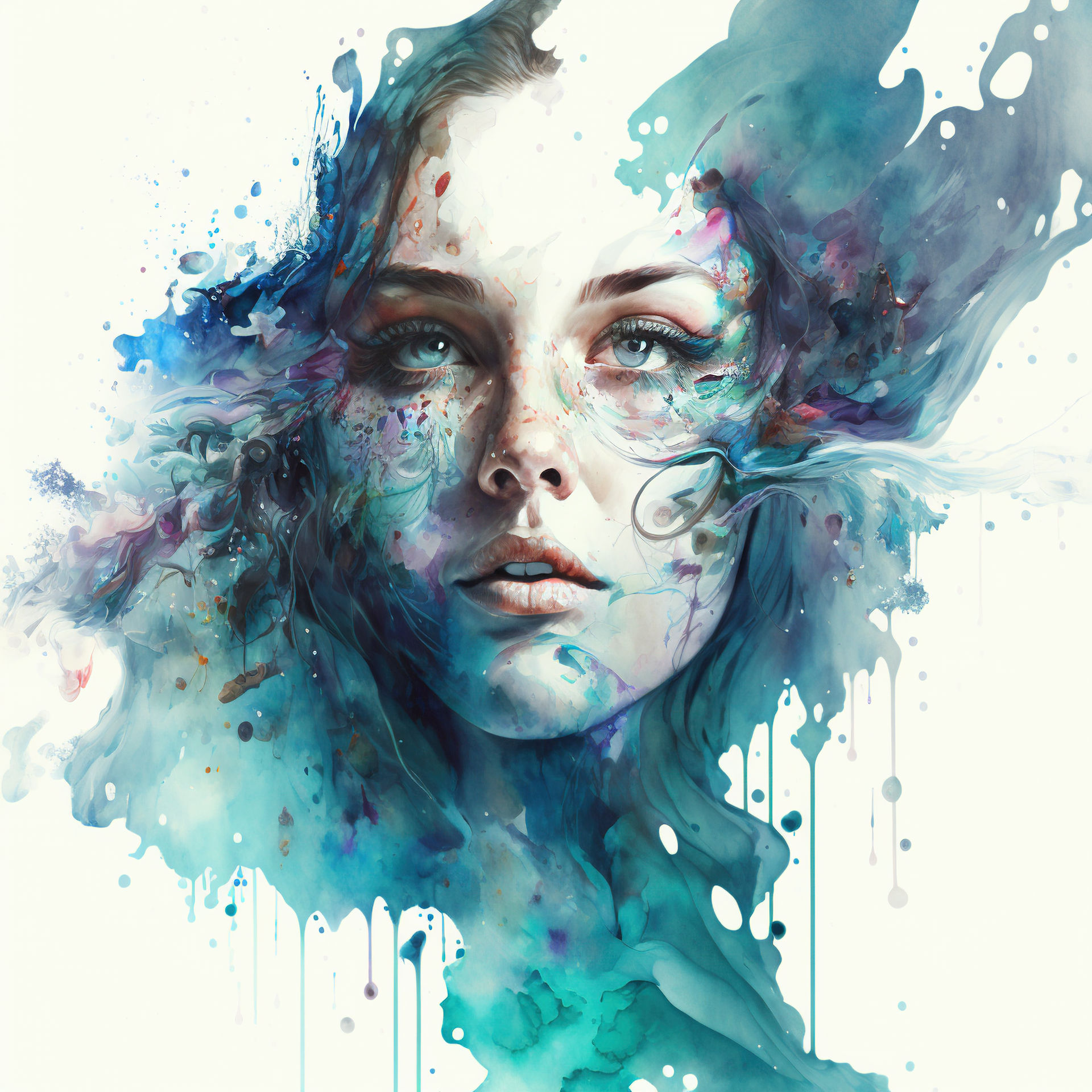 Watercolor (AI art) by 3D1viner on DeviantArt
