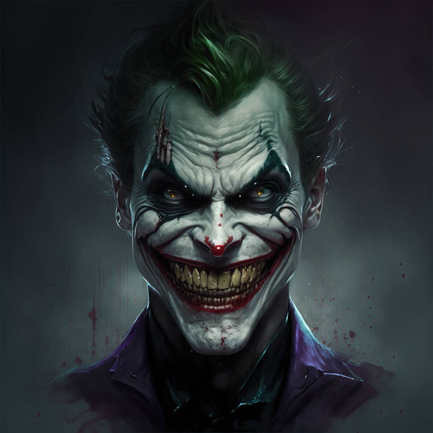 Joker (AI art) by 3D1viner on DeviantArt