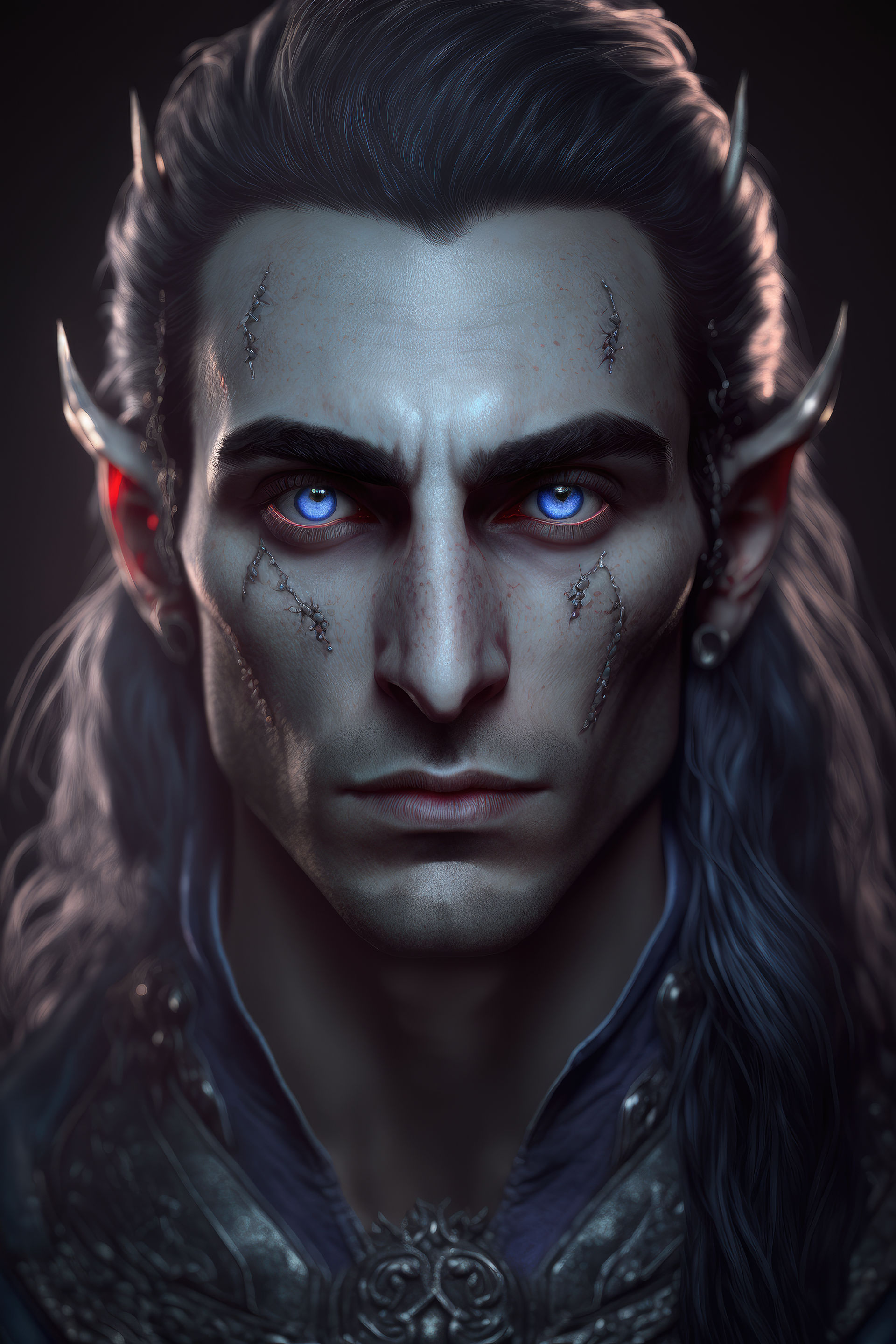 Dark Elf (AI art) by 3D1viner on DeviantArt