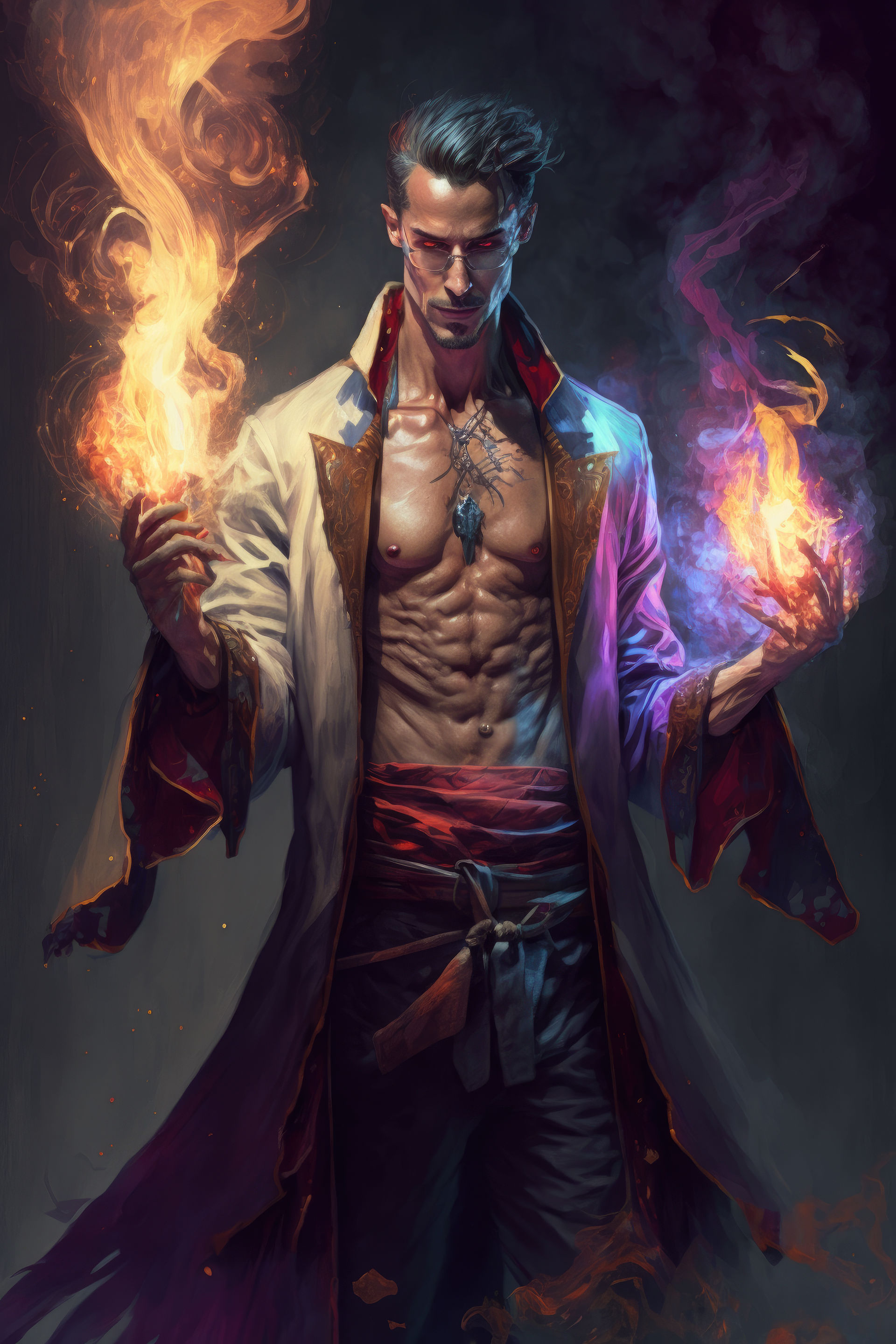 Sorcerer (AI art) by 3D1viner on DeviantArt