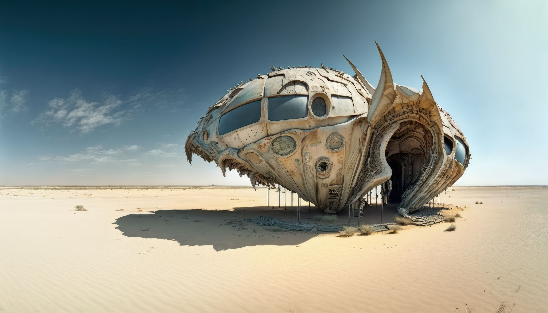 Alien Landscape Desktop Wallpaper |1| (AI art) by 3D1viner on DeviantArt