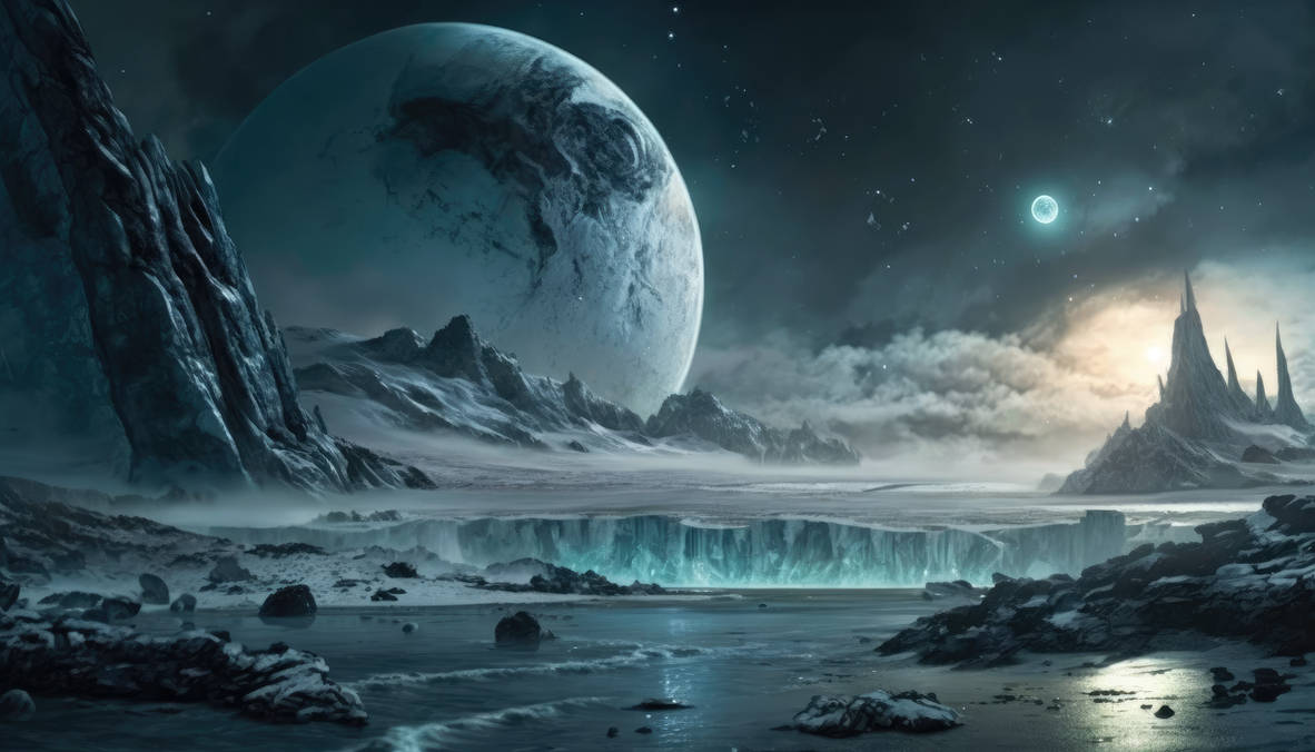 Alien Landscape Desktop Wallpaper |4| (AI art) by 3D1viner on DeviantArt
