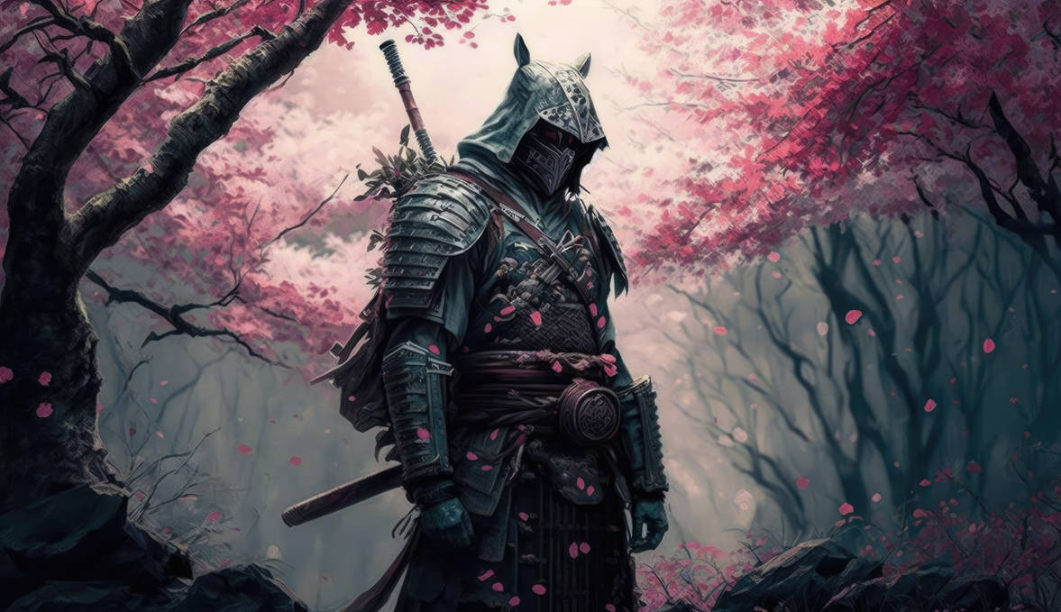 Shinobi Desktop Wallpaper 4 (AI Art) by 3D1viner on DeviantArt
