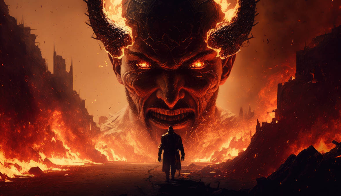 Hell Desktop Wallpaper |2| (AI art) by 3D1viner on DeviantArt