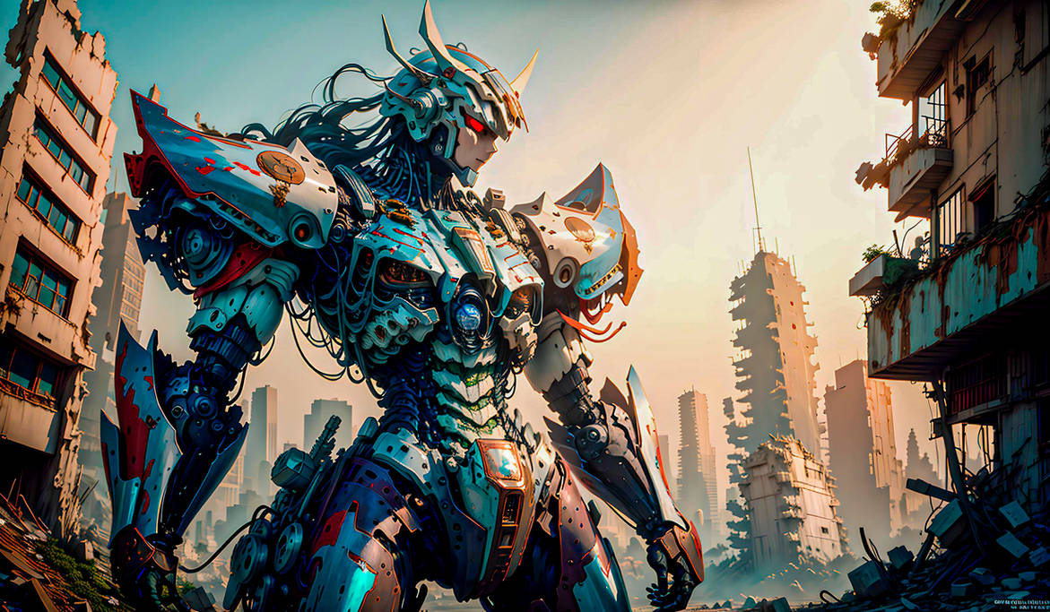 Mechanical Colossus |5| (AI art) by 3D1viner on DeviantArt