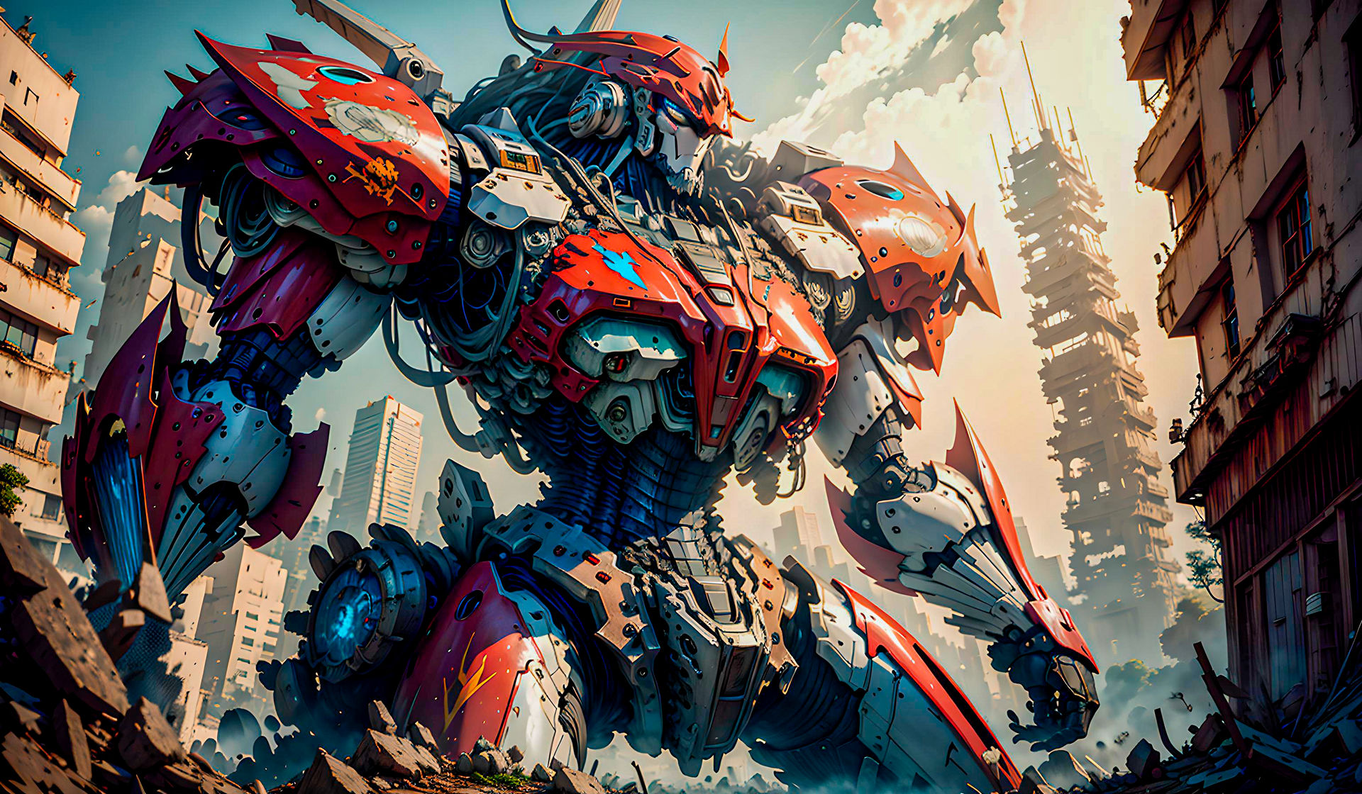 Mechanical Colossus |8| (AI art) by 3D1viner on DeviantArt