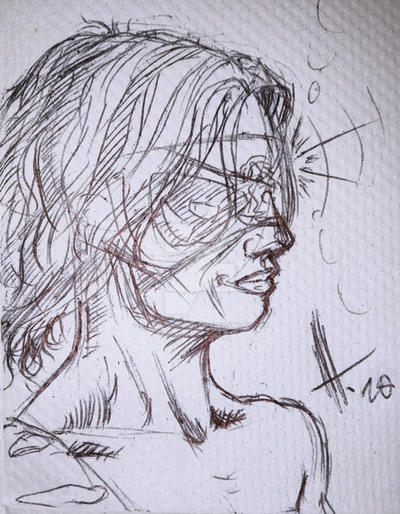 Redrose 3/4 doodle