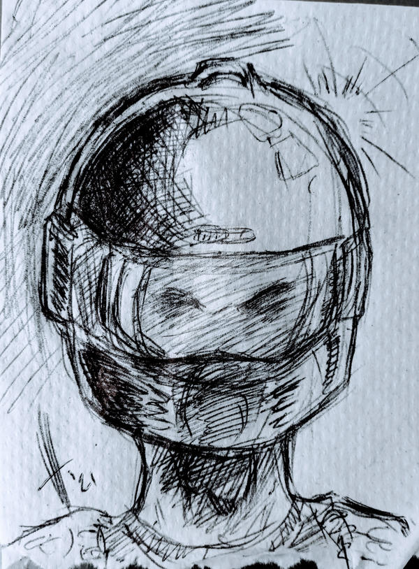 Helmet doodle