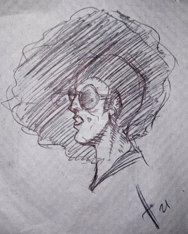 sunglasses profile doodle 2