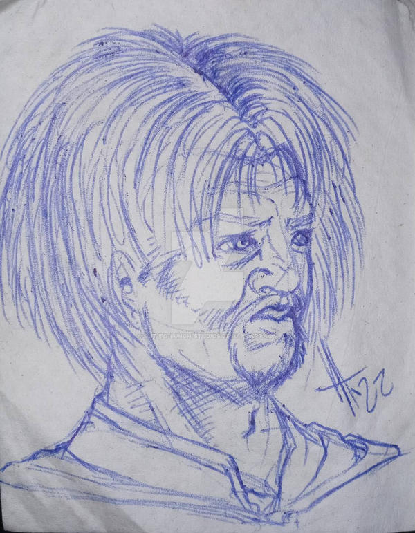 Bad hair day doodle
