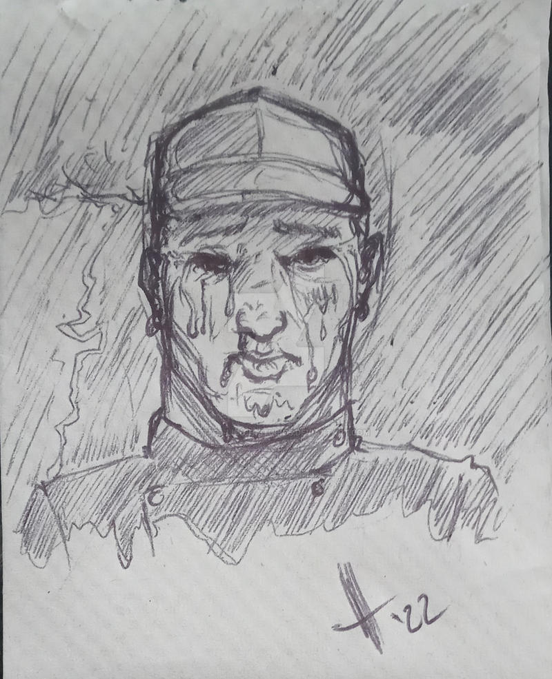 A cold rage doodle