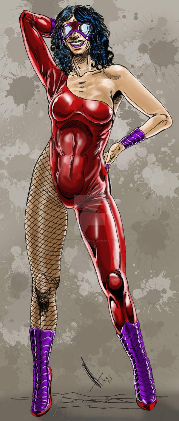 Redrose pin-up