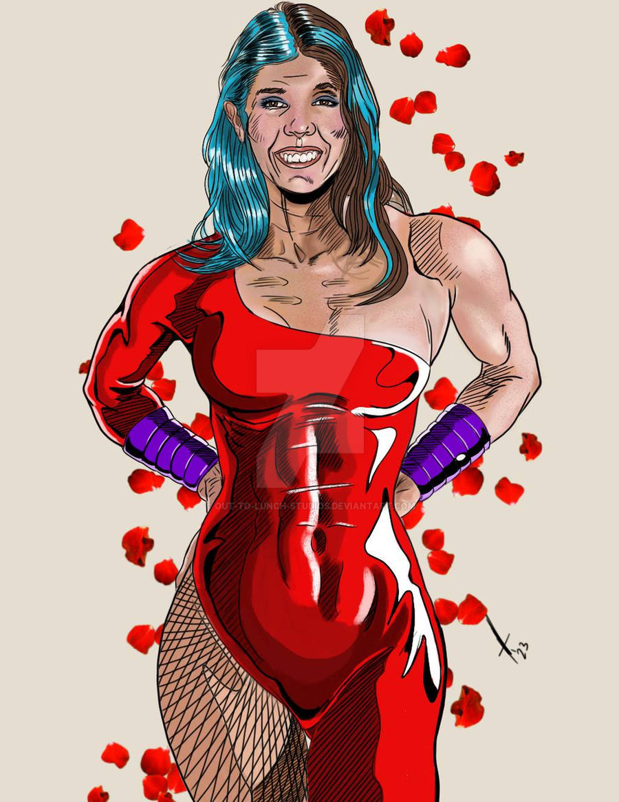 Redrose Pin-up