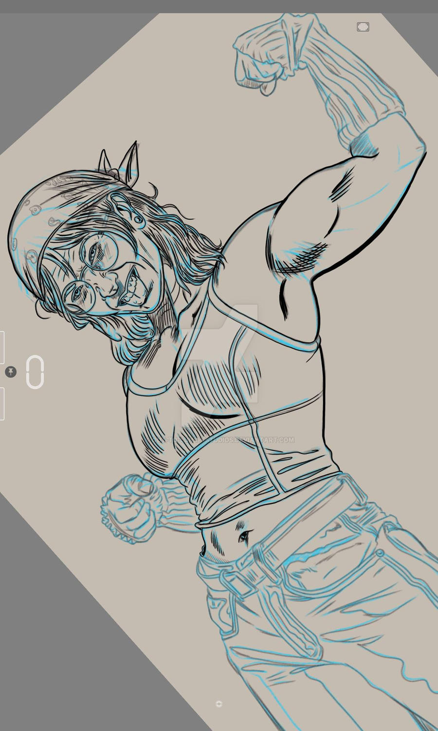 Marz flexing