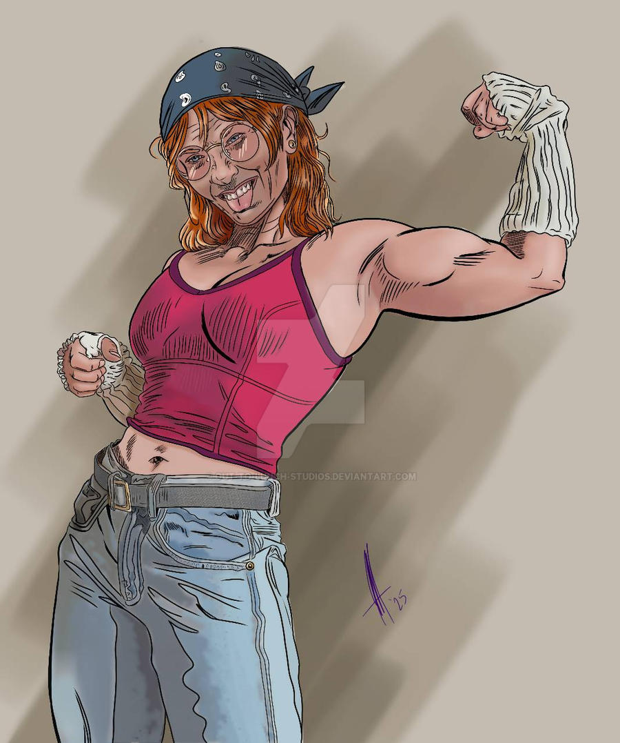 Marz flexing