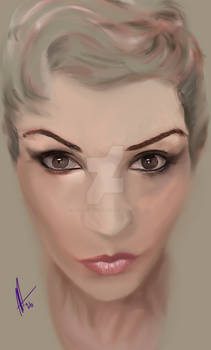 Watercolor portrait