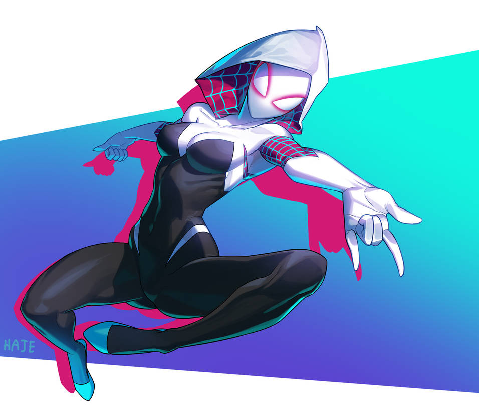 SPIDER GWEN fanart by Haje714