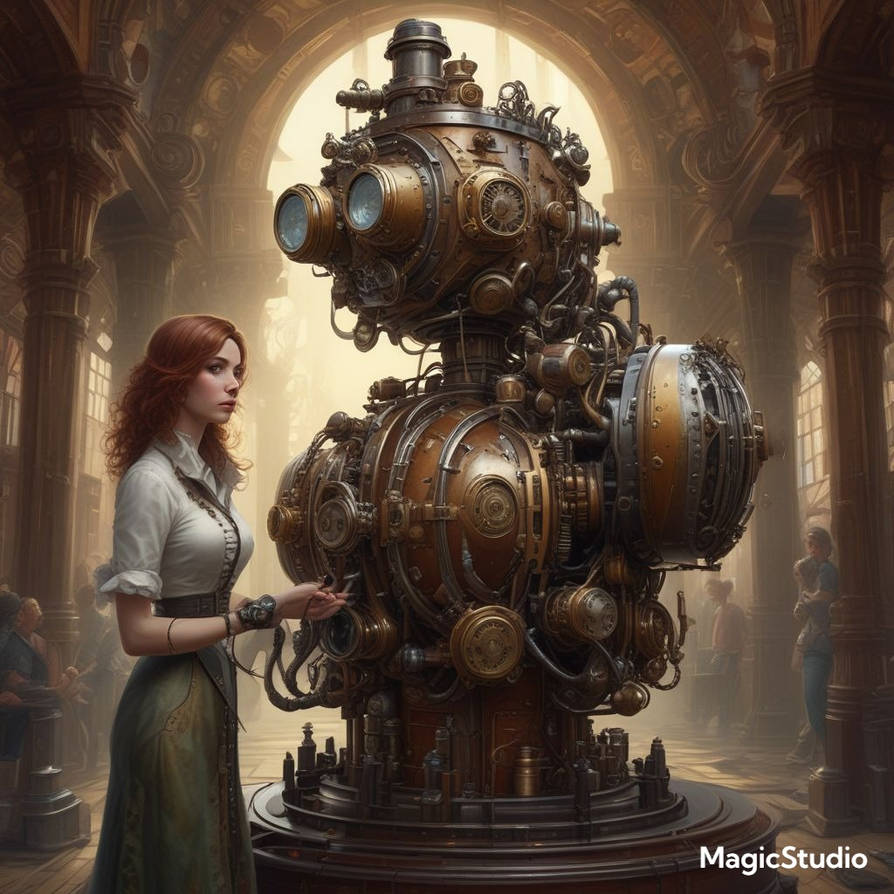 She Isnt the Machine - She Is the Machines Keeper. by ArtWorksStudio on ...