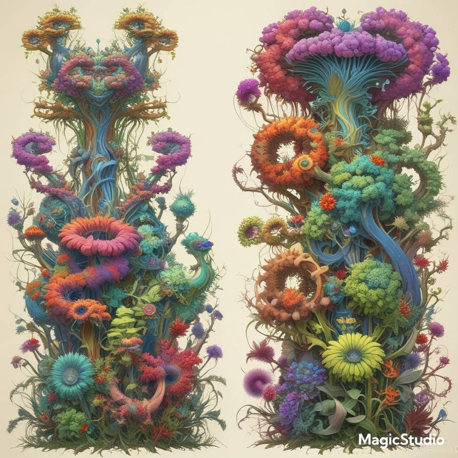 3D-DNA Fractals: Organic Intelligence Illustrated by ArtWorksStudio on ...
