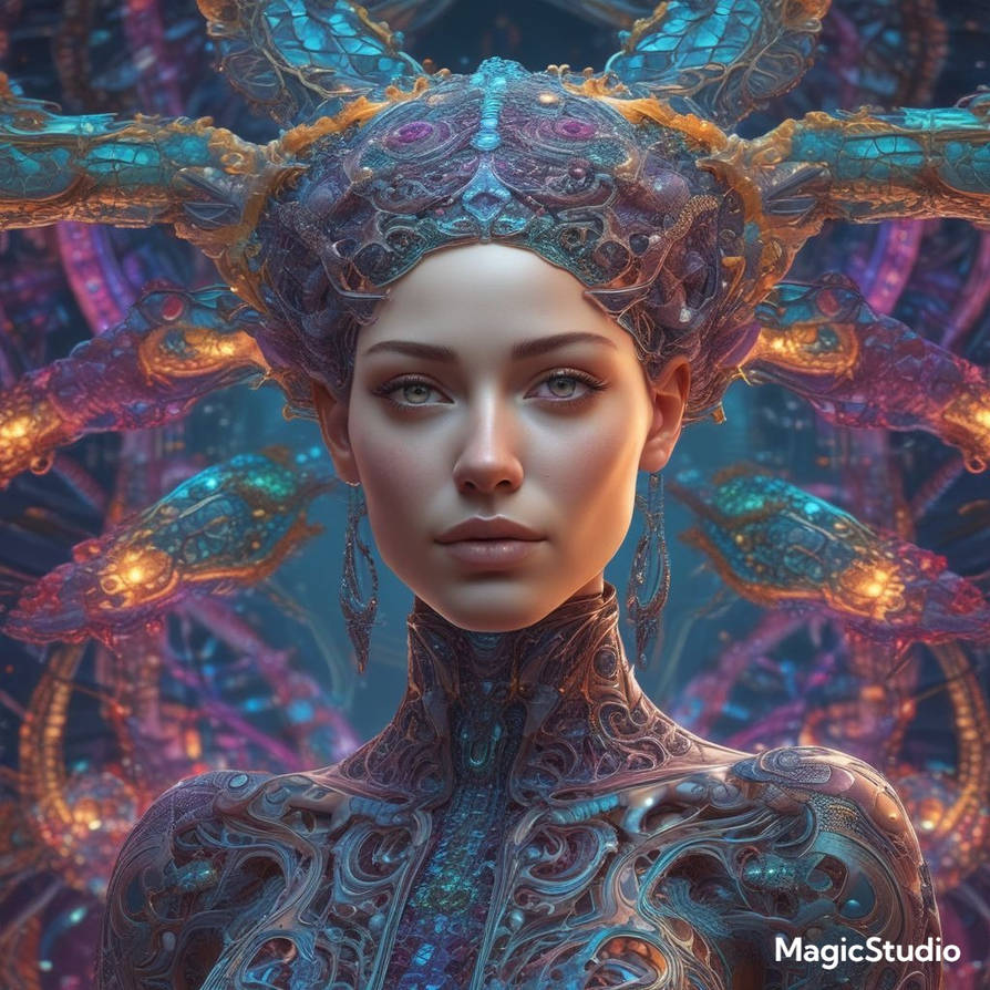 3D-DNA Fractals: Organic Intelligence Illustrated by ArtWorksStudio on ...