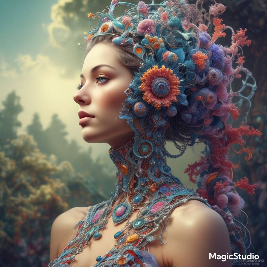 3D-DNA Fractals: Organic Intelligence Illustrated by ArtWorksStudio on ...