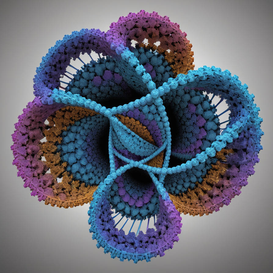 3D-DNA Fractals: Organic Intelligence Illustrated by ArtWorksStudio on ...