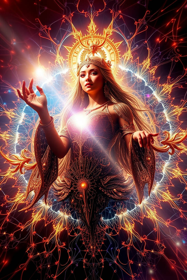 Goddess Themes: Goddess of the Storm + Sun Goddess by ArtWorksStudio on ...