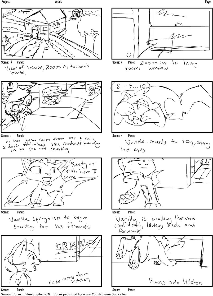 Page 1 Story Board
