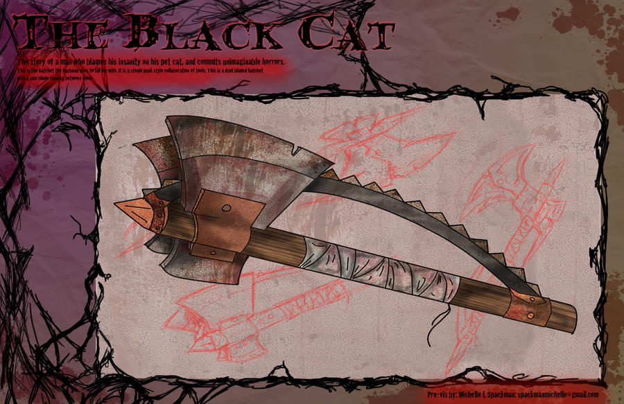 Sharp Cat Weapon Black Cat Weapon Design by MichelleLouiseS on DeviantArt