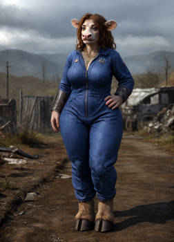 Female Vault Dweller Cow Transformation