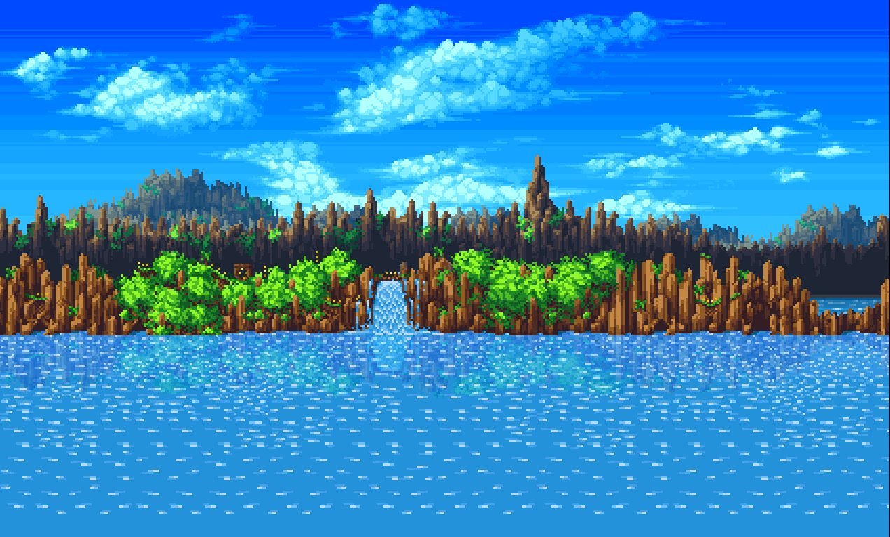 Green Hill Zone wallpaper - Opera add-ons