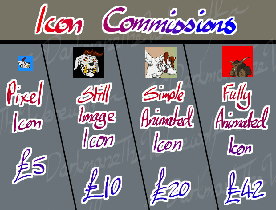 2021 Icon commission prices [CLOSED!!]