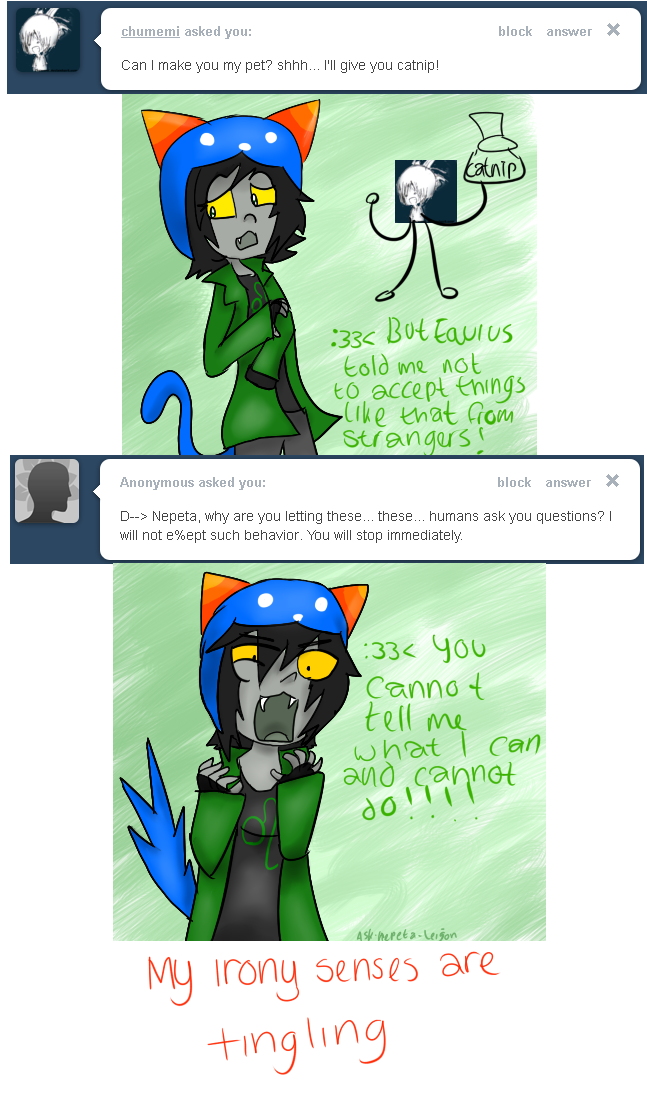 Ask Nepeta Leijon- This Irony