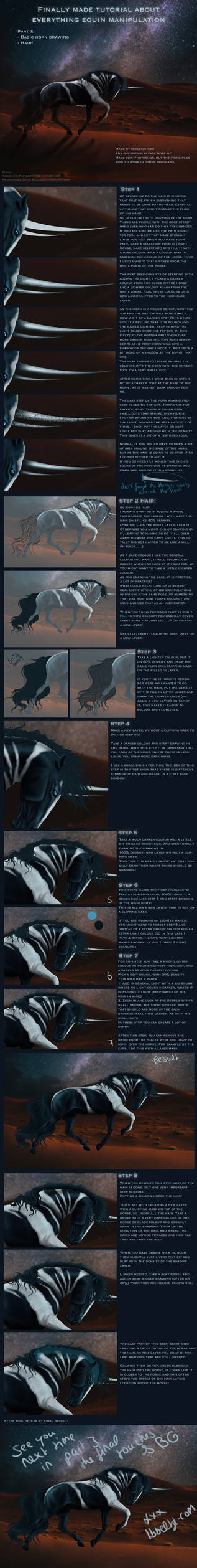 Tutorial part 2- Horn and Hair