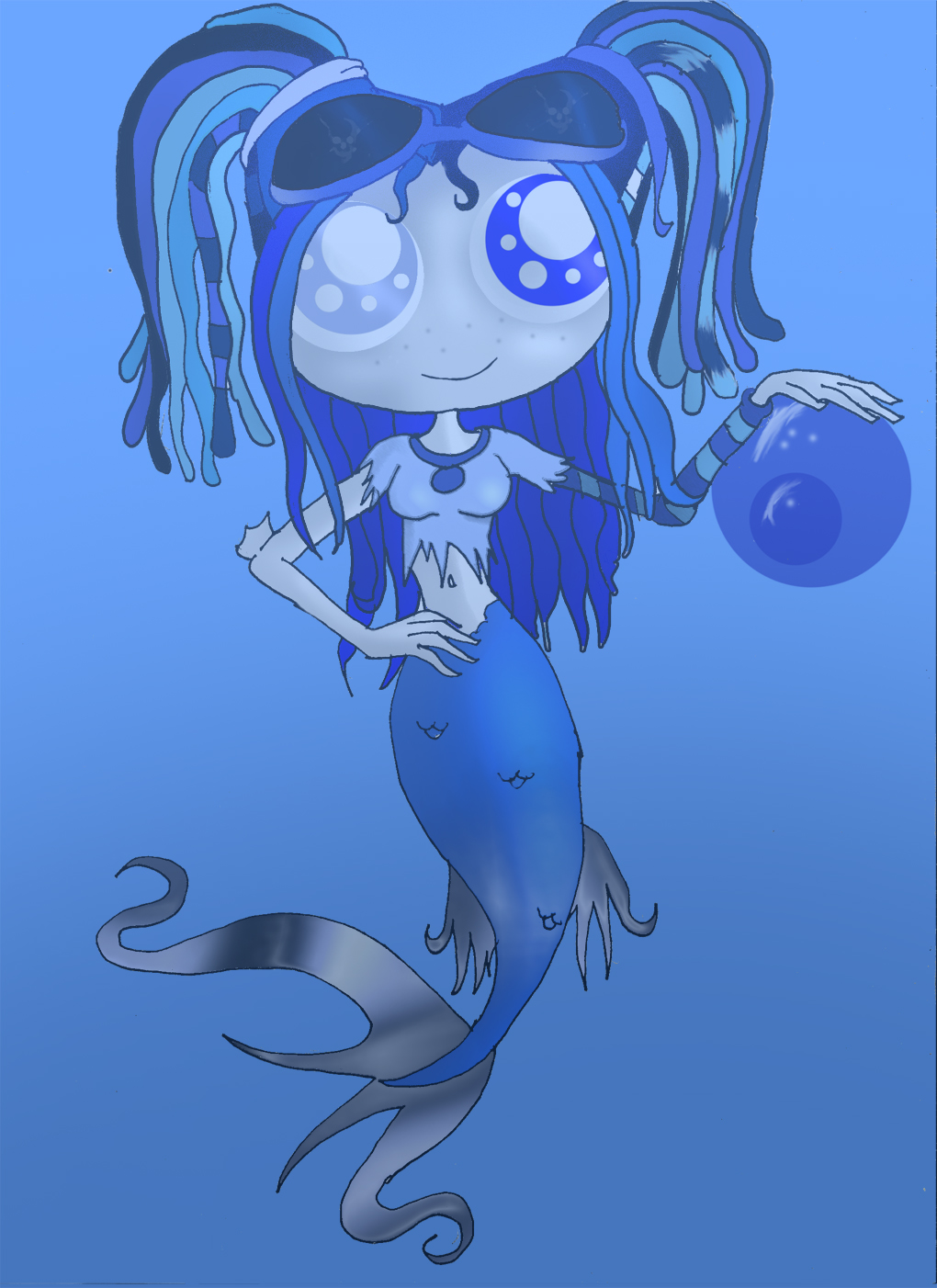 Cyberria the mermaid