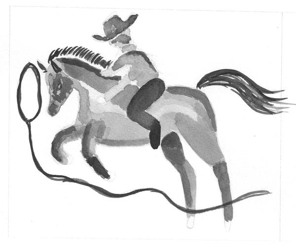 Rodeo Illustration by DarkKnight47 on DeviantArt