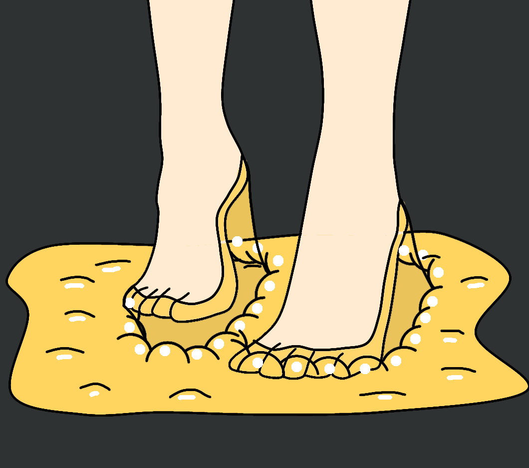 Midnight Feet Stuck In Glue by AlexSanchez436990 on DeviantArt