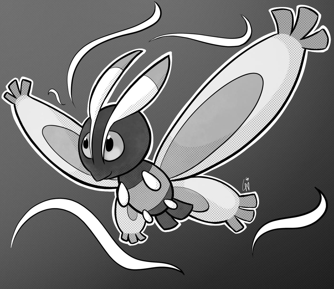 Day 7 : Mothim - #OctillerinkPM2022 by Thund3rAce on DeviantArt