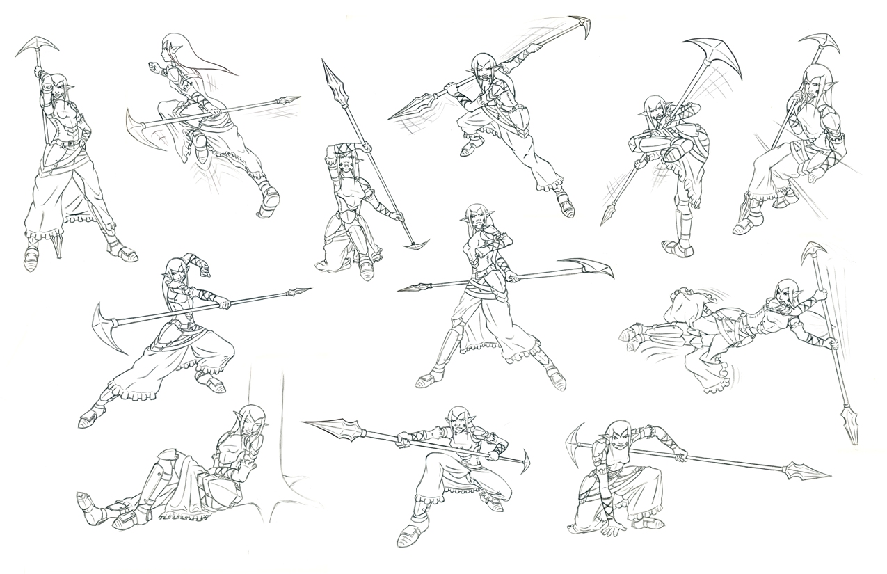 Kyrenia Action Poses by Project86XERO on DeviantArt