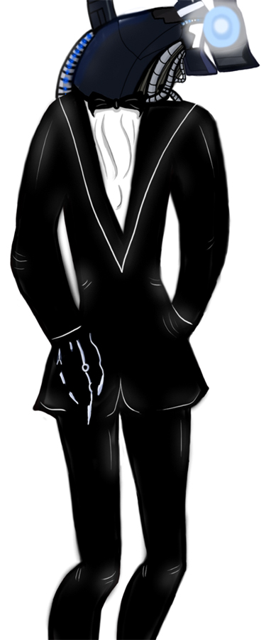 Legion in a tuxedo.