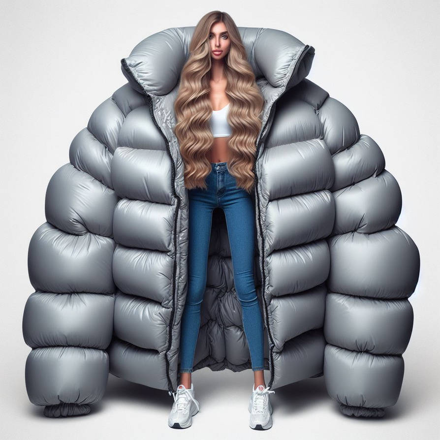 Deviantart Zjacket Puffy jacket girl by monstertruck32 on DeviantArt