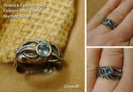 Peacock Feather Ring by GeshaR