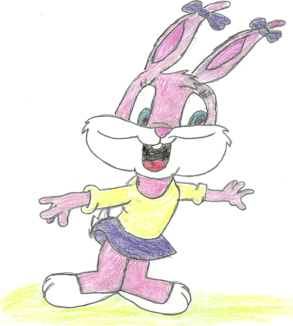 Babs bunny. Доктор заяц рисовать. Babs Bunny Art.