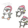 christmas penguins