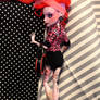Monster High Operetta doll custom, Psychobilly