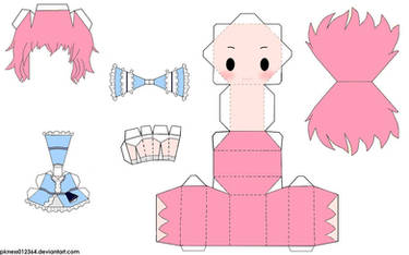 Yuyuko Saigyouji Papercraft By Pkness012364-d4